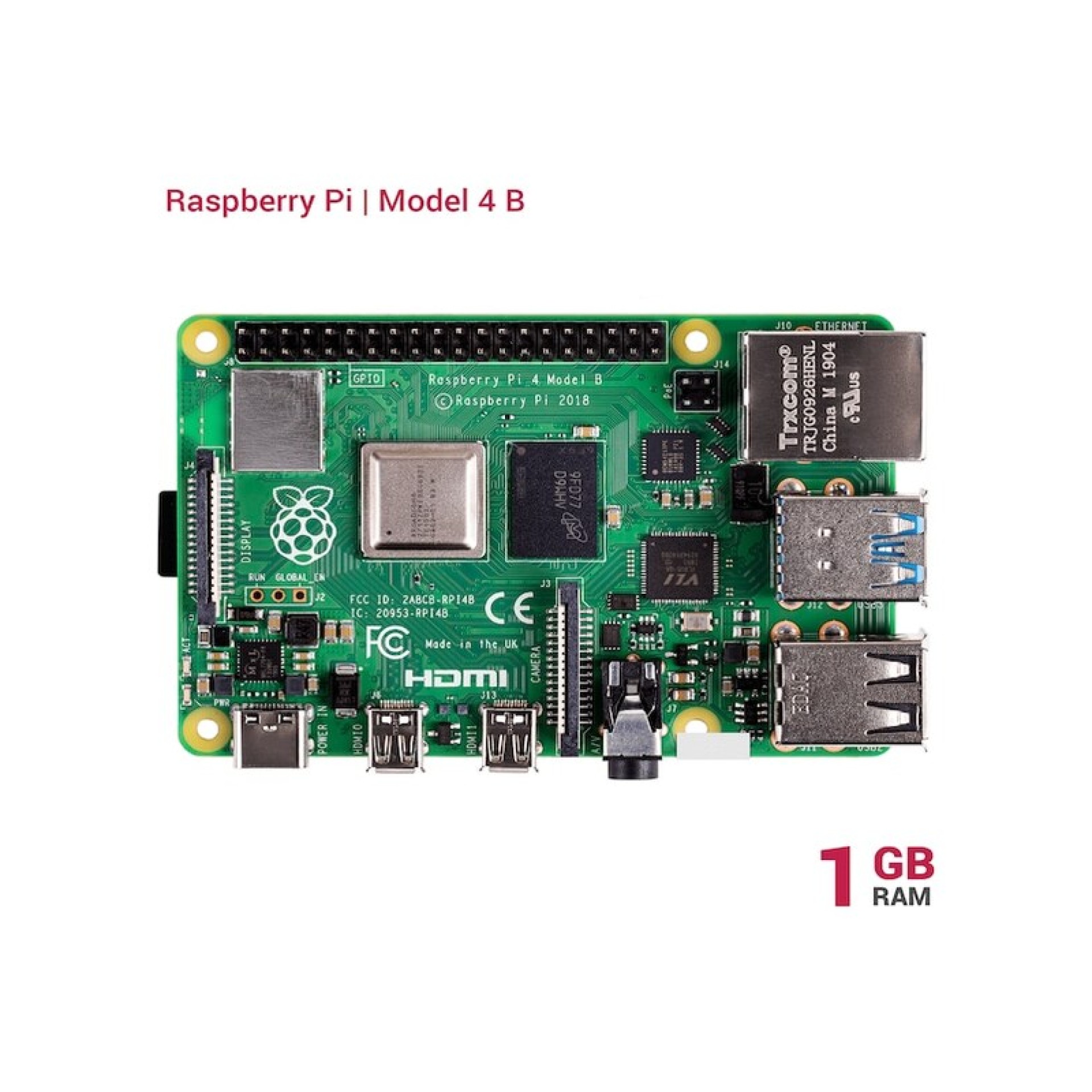 Raspberry Pi 4 Model B - 1 Gb